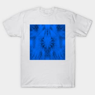 rays through the kaleidoscope in blue T-Shirt